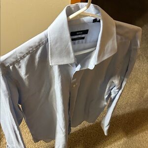 Boss Sky Blue Men's Dress Shirt
